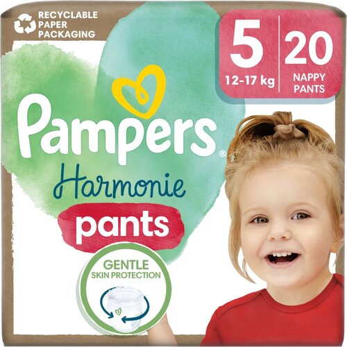 Pampers Harmonie Pants Size 5 hlačne plenice 12-17 kg 20 kos Cene