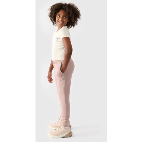 4f Girls Sweatpants Joggery Beige JWMM00TTR Slike