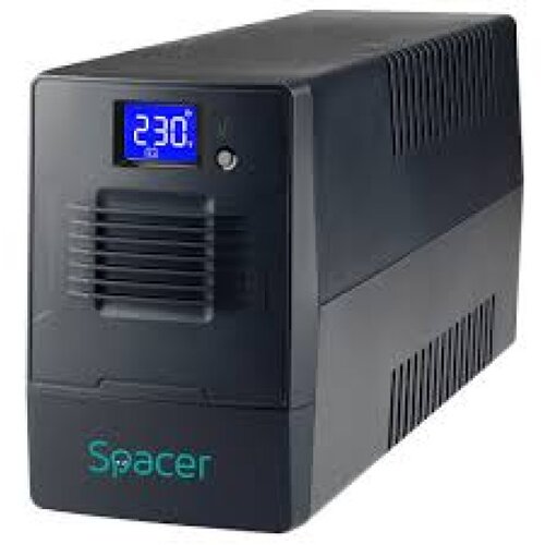 SPACER ups line SPUP-1000D-LIT01 1000VA/600W 4xšuko/USB/LAN Cene
