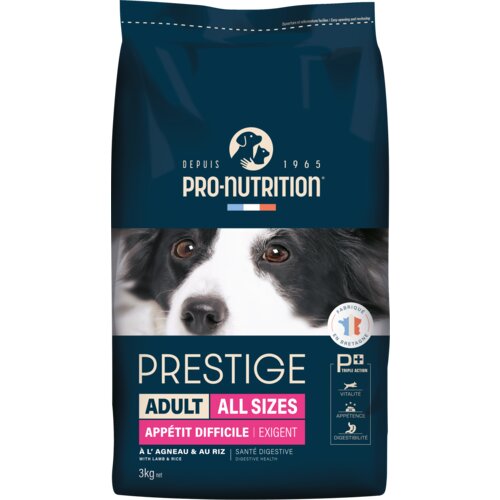 Pro nutrition prestige dog adult exigent 3kg Slike