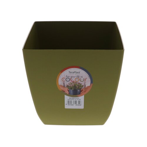 Tera Saksija Santiago 15 Olive fi 15cm maslinasto zelena Slike