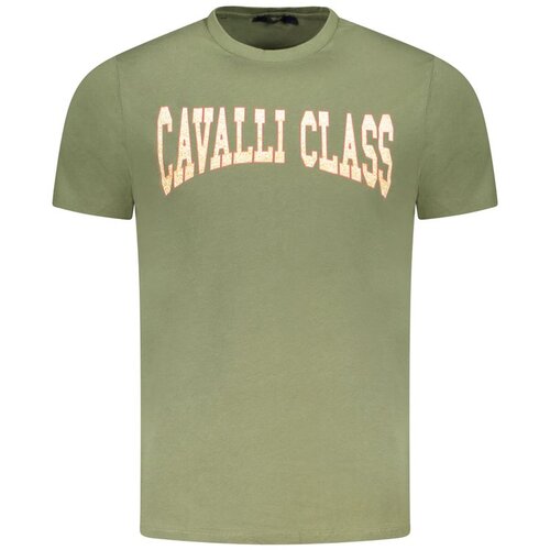 Cavalli Class Mu&amp;scaron;ka Majica Kratkih Rukava Zelena Slike