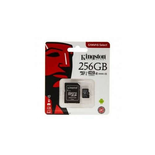 Kingston UHS-I MicroSDXC 256GB 80R class 10 SDCS/256GB + adapter Select memorijska kartica Cene