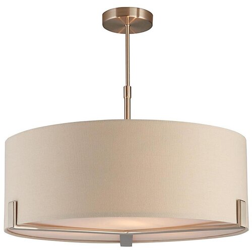  Endon 95834 - Luster na &scaron;tapu HAYFIELD 3xE27/40W/230V mat hrom/bež Cene