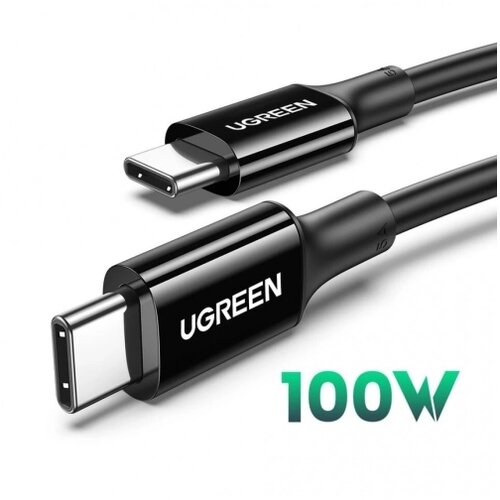 Ugreen US300 Type C na Type C kabl PD FAST 100W 5A 2m crni Slike