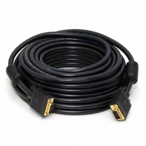 Fast_Asia Kabl VGA D-sub M/M 15m HQ feritno jezgro crni Cene