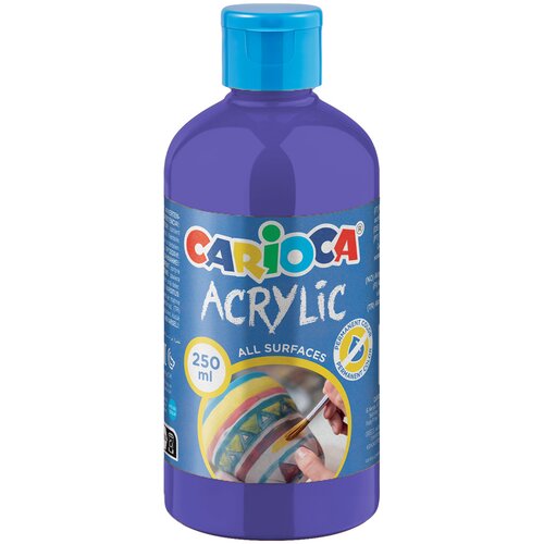 Carioca Akrilna boja u ljubičastoj boji 250 ml - Cijene