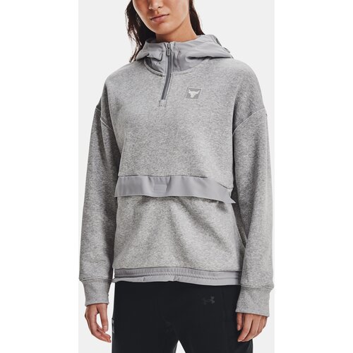 Under Armour Sweatshirt UA Prjct Rock Fleece 1/4 Zip-GRY - Women's Cijene