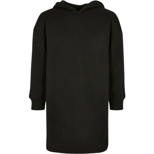 Urban Classics Kids girls oversized terry hoody dress black Slike