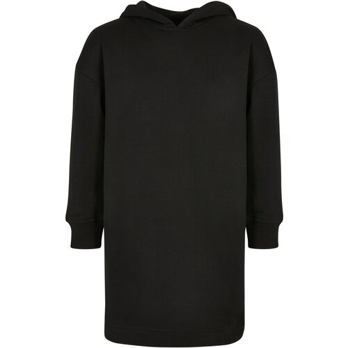 Urban Classics Kids Girls Oversized Terry Hoody Dress black Slike