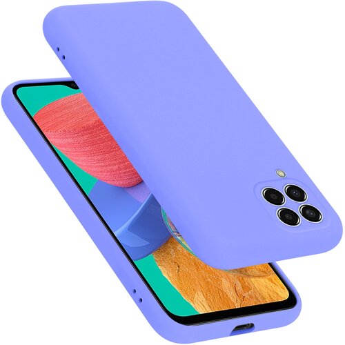 Cadorabo Ohi&amp;scaron;je, združljiv s Samsungom v tekoči lahki vijolični barvi - za&amp;scaron;čitni pokrov iz fleksibilnega silikona TPU, (20591512) Slike