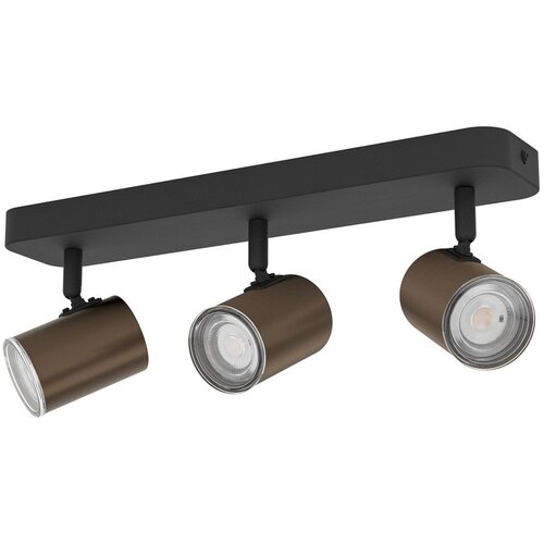 Eglo SPOT LAMPA 3XGU10 CONSUMA 1 CRNA-BRAON 300589 Cene