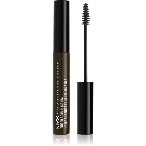 NYX Professional Makeup Tinted Brow Mascara maskara za obrvi odtenek 05 Black 6.5 ml Cene