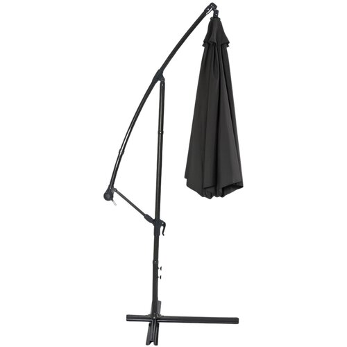Lean Toys Stranski vrtni senčnik z nastavljivim nagibom 350 x 250 cm antracit Slike