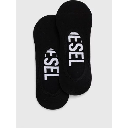 Diesel Čarape 2-pack za muškarce, boja: crna