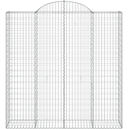  Gabionska ko&amp;scaron;ara s lukom 200x50x200/220 cm pocinčano željezo Slike