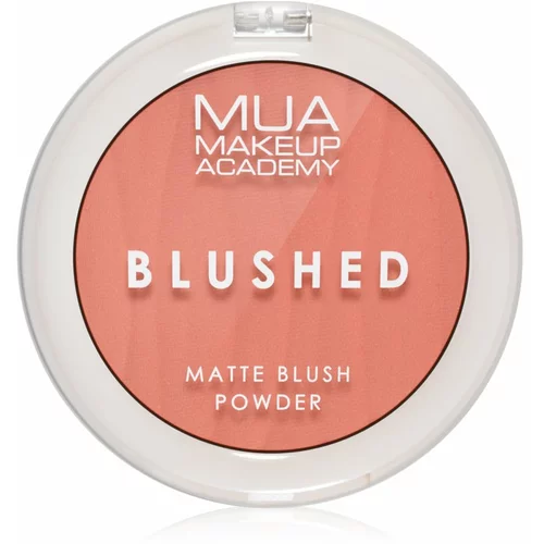 MUA Makeup Academy Blushed Powder Blusher pudrasto rdečilo odtenek Misty Rose 5 g