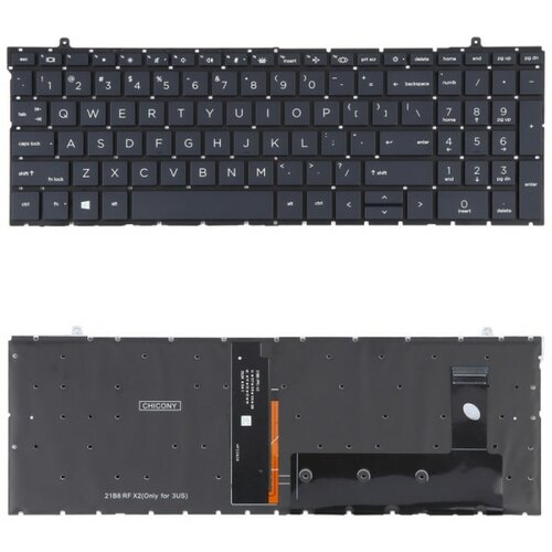 tastatura za laptop HP ProBook 450 G9 455 G9 455R G9 mali enter sa pozadinskim osvetljenjem Slike