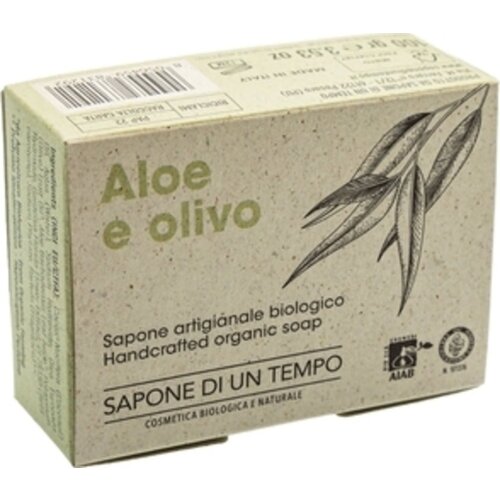 Sapone di un Tempo Milo - aloe vera in oliva Slike