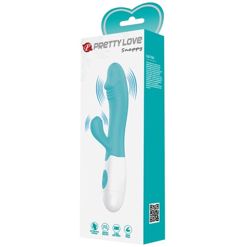Pretty Love Vibrator Rabbit Pretty Love Snappy Aqua Green Slike