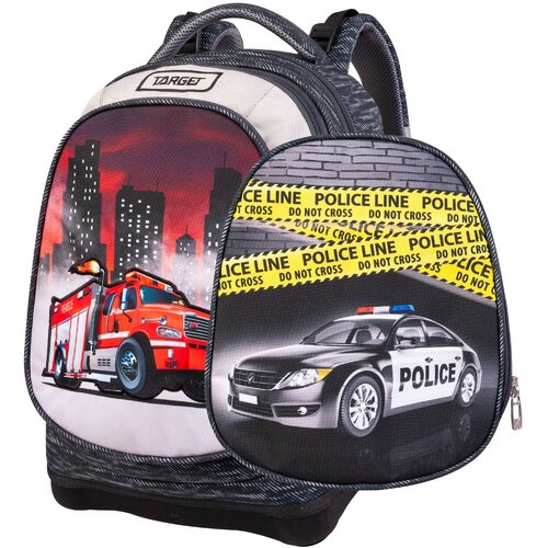 Target SUPERLIGHT Petit 2 face Firetruck / Police 27144 - šolska torba Cene
