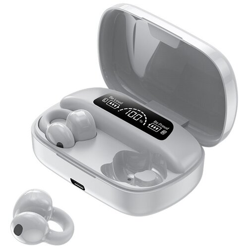 Venisymlis Brezžične ušesne slušalke Bone Conduction Clip-On, športne slušalke z odprtim ušesom, (22102633) Cene
