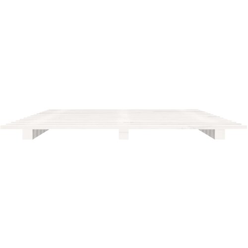  Okvir za krevet bijeli 90 x 200 cm od masivne borovine Slike