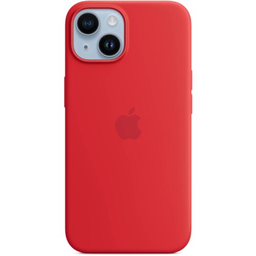 Apple iphone 14 silicone case sa magsafe-om - (product)red Cene