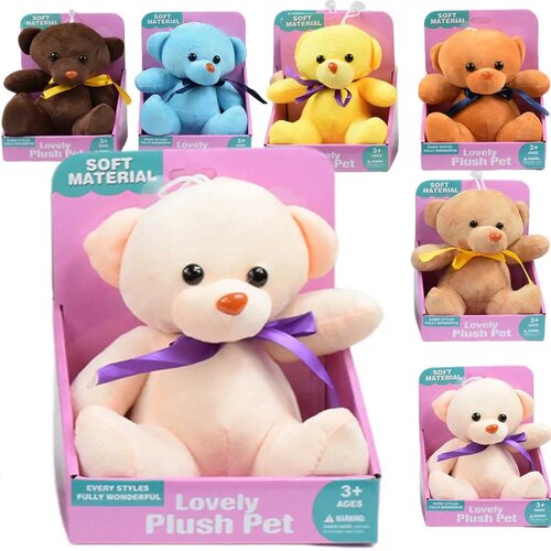 Magic Toys prekrasan mekani pli&scaron;ani medo s ljepljivim diskom u raznim bojama 16cm 1kom Cijene