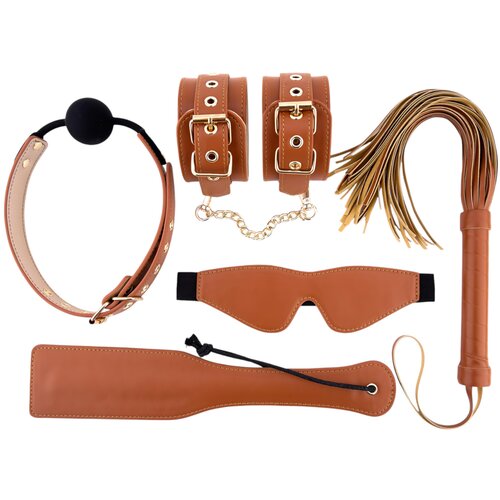 Blaze Eilte Blaze Elite - BDSM set - 5-dijelni (konjak) Cijene
