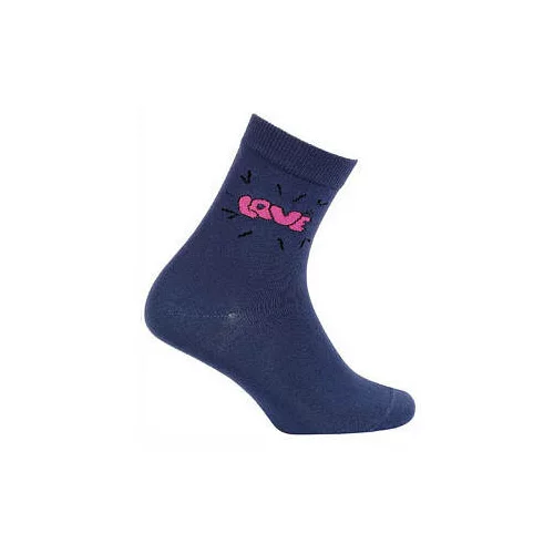 Gatta G34.01N Cottoline girls' socks modeled 27-32 navy 496