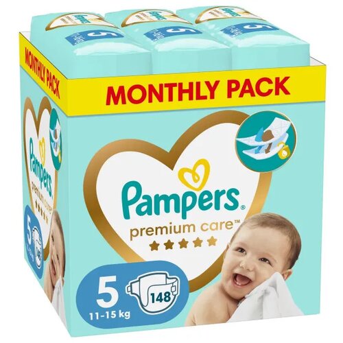 Pampers pelene MSB S5 11-15kg 148kom Slike