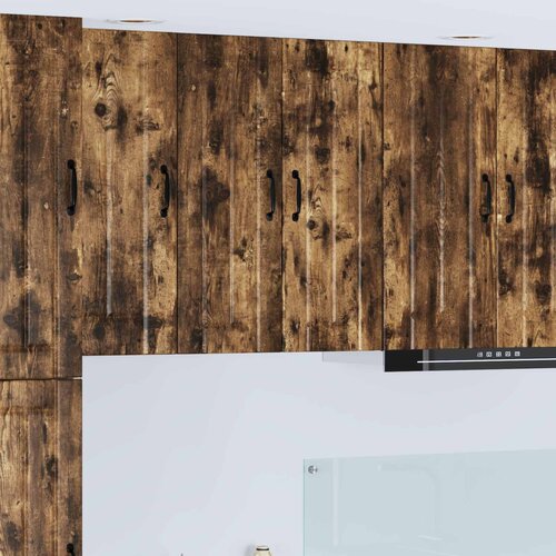  Ormar za Zid LUCCA 2 pcs Dimljeni hrast 30 x 31 x 80 cm Cene