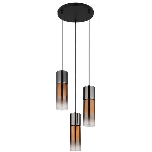 Globo 21000-3HG - Luster na sajli ANNIKA 3xE27/25W/230V crna/bakarna Slike