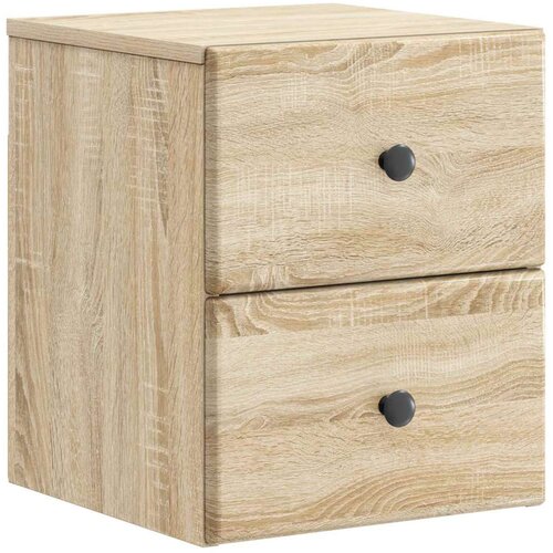  Stenski nočni omarici s predalom Sonoma hrast 34,5 x 33 x 40 cm, (5000233408) Cene