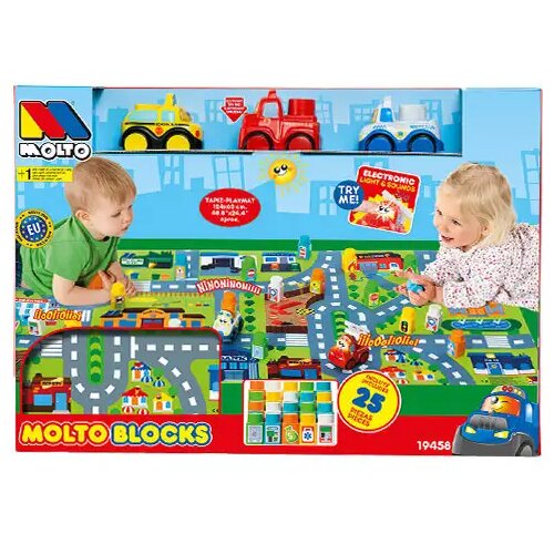 MOLTO Molto: Blocks igralna preproga 25-delni set Cene