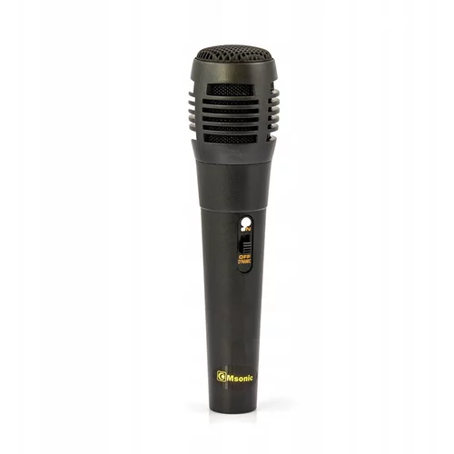 Msonic Žični vokalni dinamični mikrofon 6,3mm 2m črn