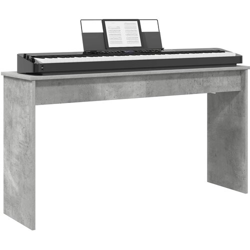  Stalak za klavijaturu Betonski sivi 120 x 32 x 64 cm Slike