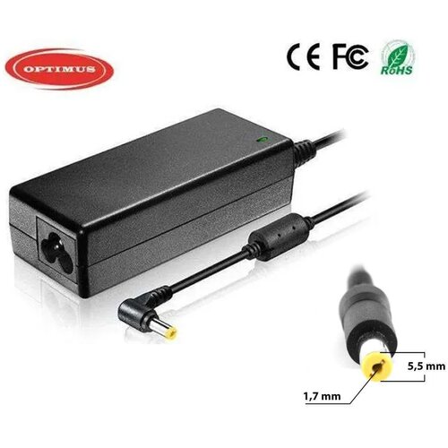 Optimus 90W punjač za laptop (19V/4.74A, 5.5×1.7mm) Cene