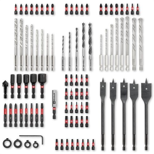 Einhell XL-Case 95 kom Set Impaktor bitova, burgija i nasadnih ključeva, prihvat E6.3 - (49108798) Slike