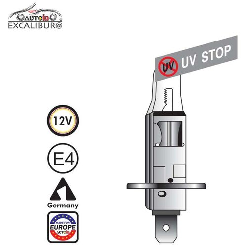  AUTOIN 5004 H1 12V55W Halogena Sijalica Blister Slike