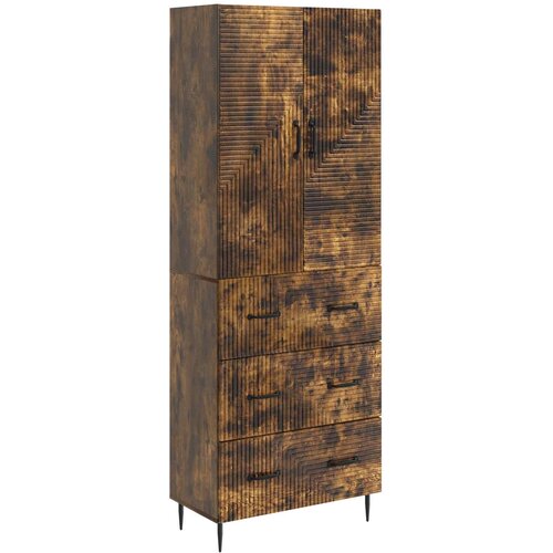 vidaXL Set ormara 2 kom. 66 x 34 5 x 90 cm Konstruirano drvo - Dimljeni hrast Cene