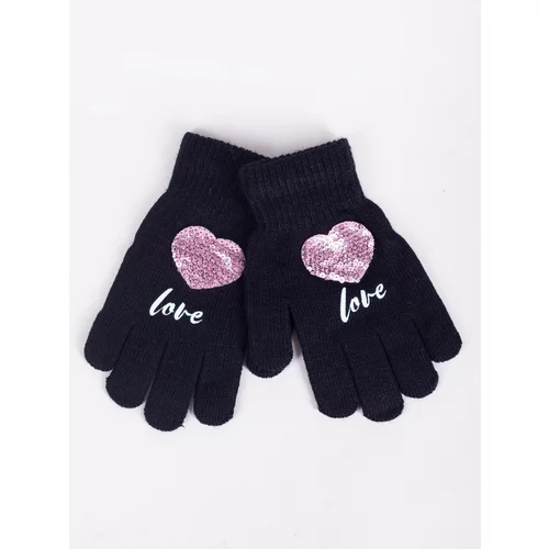 Yoclub Kids's Gloves RED-0099G-AA50-009