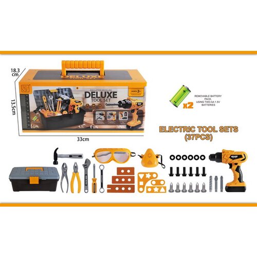  Dječji komplet za igru majstora Suitcase 37 elemenata Cijene