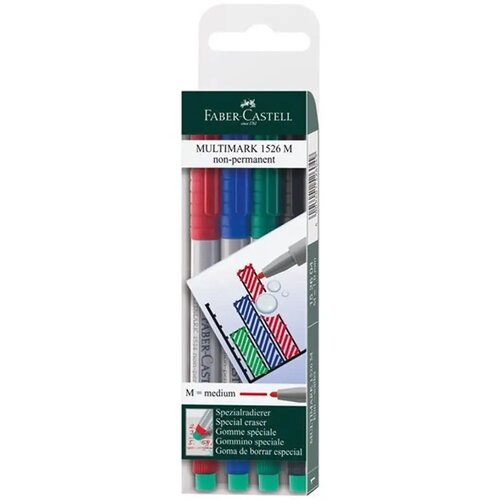 Faber-Castell Faber-Castell: Multimark flomasterski set M &ndash; 4 kosi Cene