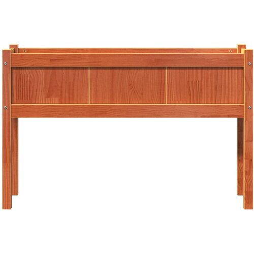  Vrtna sadilica s nogama vo&amp;scaron;tano smeđa 110x31x70 cm od borovine Slike