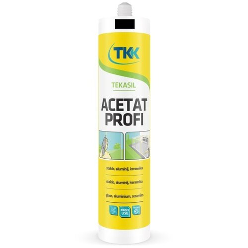 TEKASIL Silikonska masa TKK Tekasil Acetat Profi (300 ml, črna) Slike
