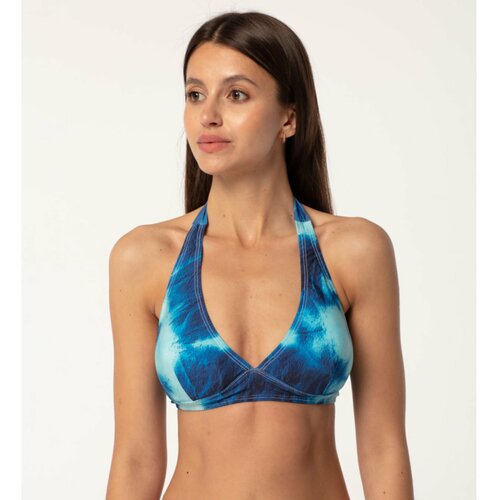 Aloha From Deer Woman's Tie Dye Halter Neck Bikini Top BTH AFD852 Cene