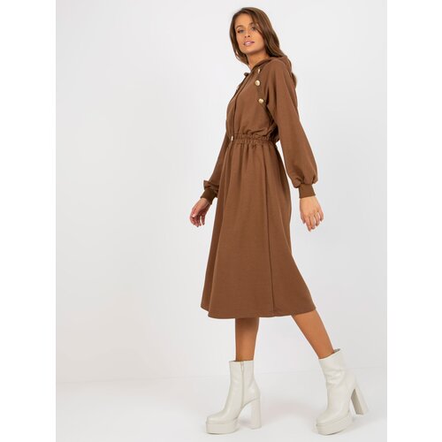 RELEVANCE Dress-RV-SK-8336.12P-brown Slike