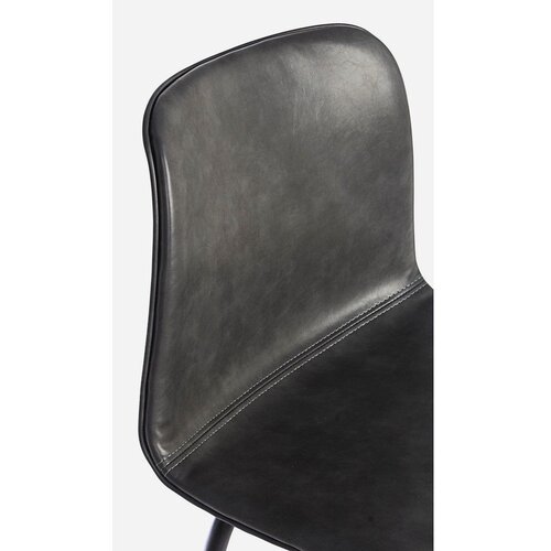 BIZZOTTO Temno siv oblazinjen barski stol (vi&amp;scaron;ina sedeža 75 cm) Kyra &amp;ndash; Slike